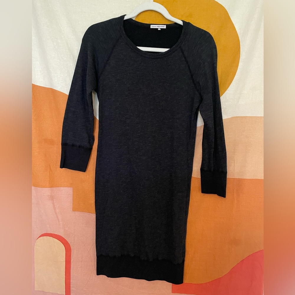 James Perse knit shirt dress